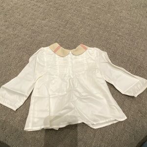 Infant Burberry Blouse- never worn